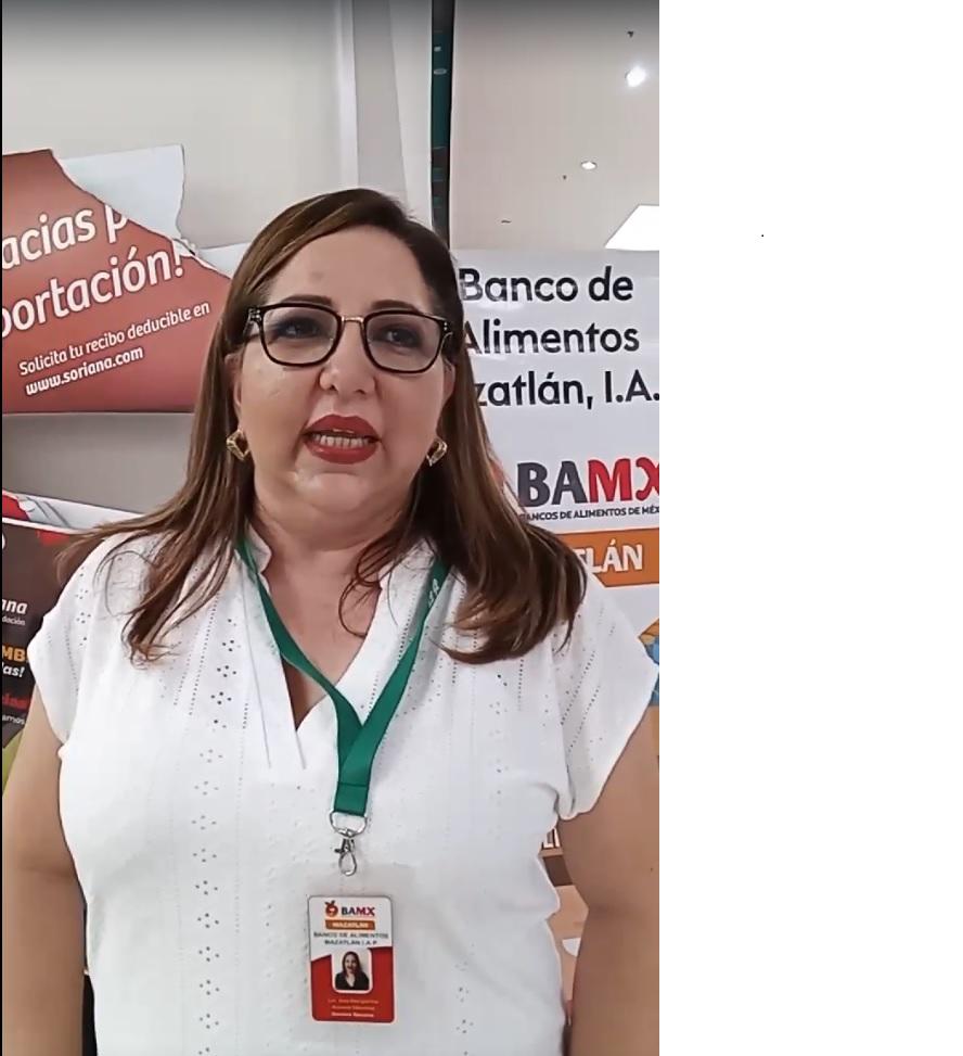 $!Ana Margarita Aceves Sánchez, directora del Banco de Alimentos Mazatlán.