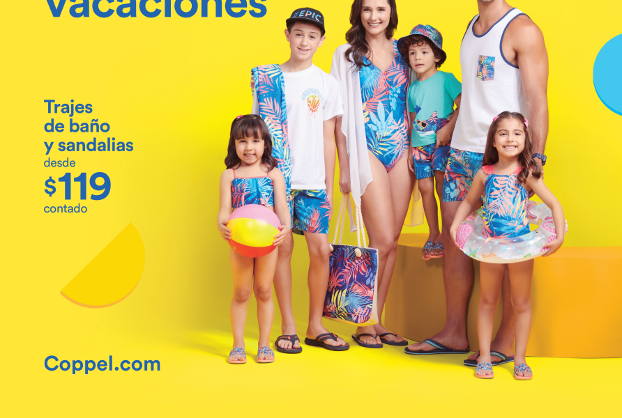 Encuentra tu estilo de vacaciones con Coppel