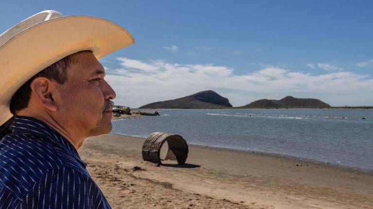 La bahía de Guásimas ha sido contaminada por agroquímicos y desechos que se liberan de las granjas camaroneras no lejos de la costa.