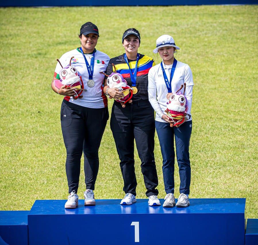 $!México gana oro, plata y bronce en Copa Mundial de Tiro con Arco