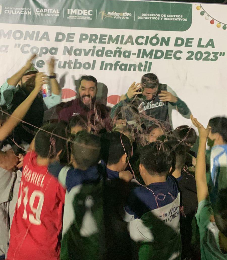 $!Con éxito culmina Copa Navideña Imdec 2023 de Futbol 9 Infantil