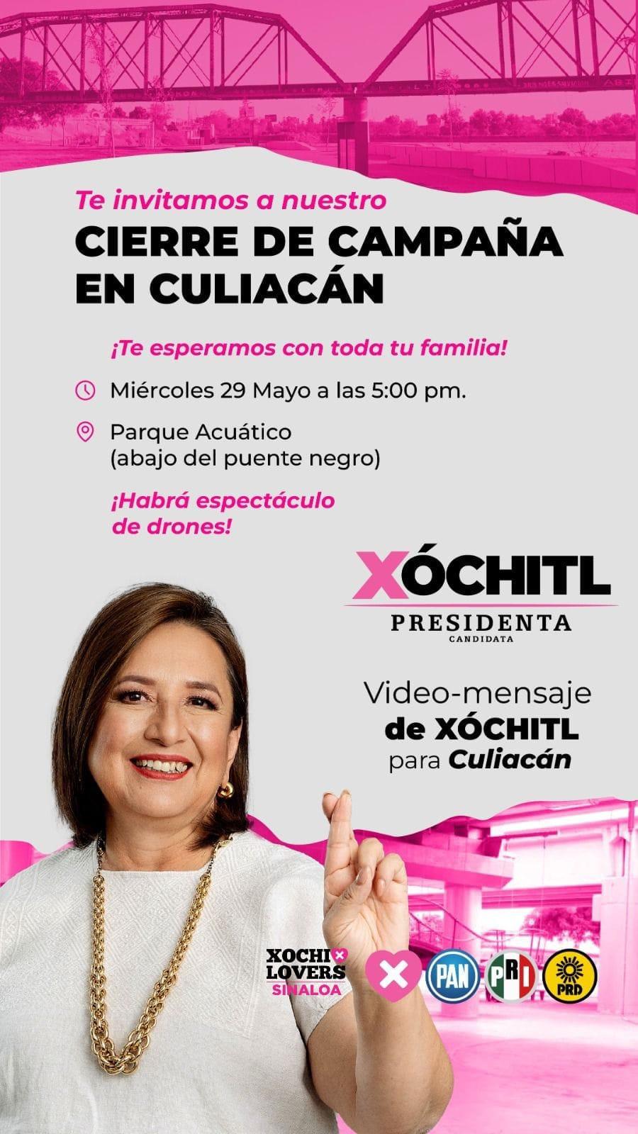 $!Frente opositor en Sinaloa cerrará campaña política en Culiacán el próximo miércoles