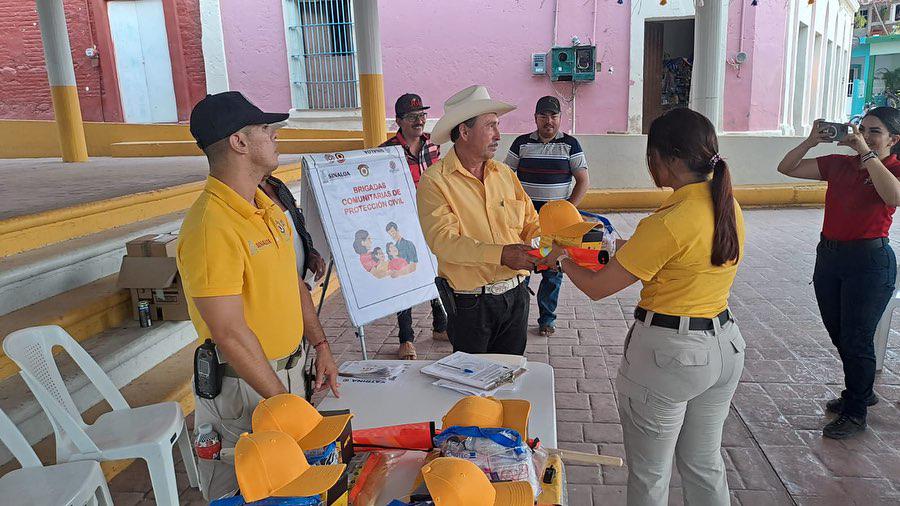 $!Apoya Protección Civil en conformar brigadas comunitarias en La Noria