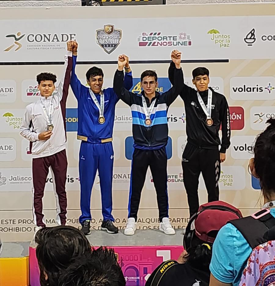 $!Se queda Marco Ordóñez con la medalla de plata en karate de Juegos Conade