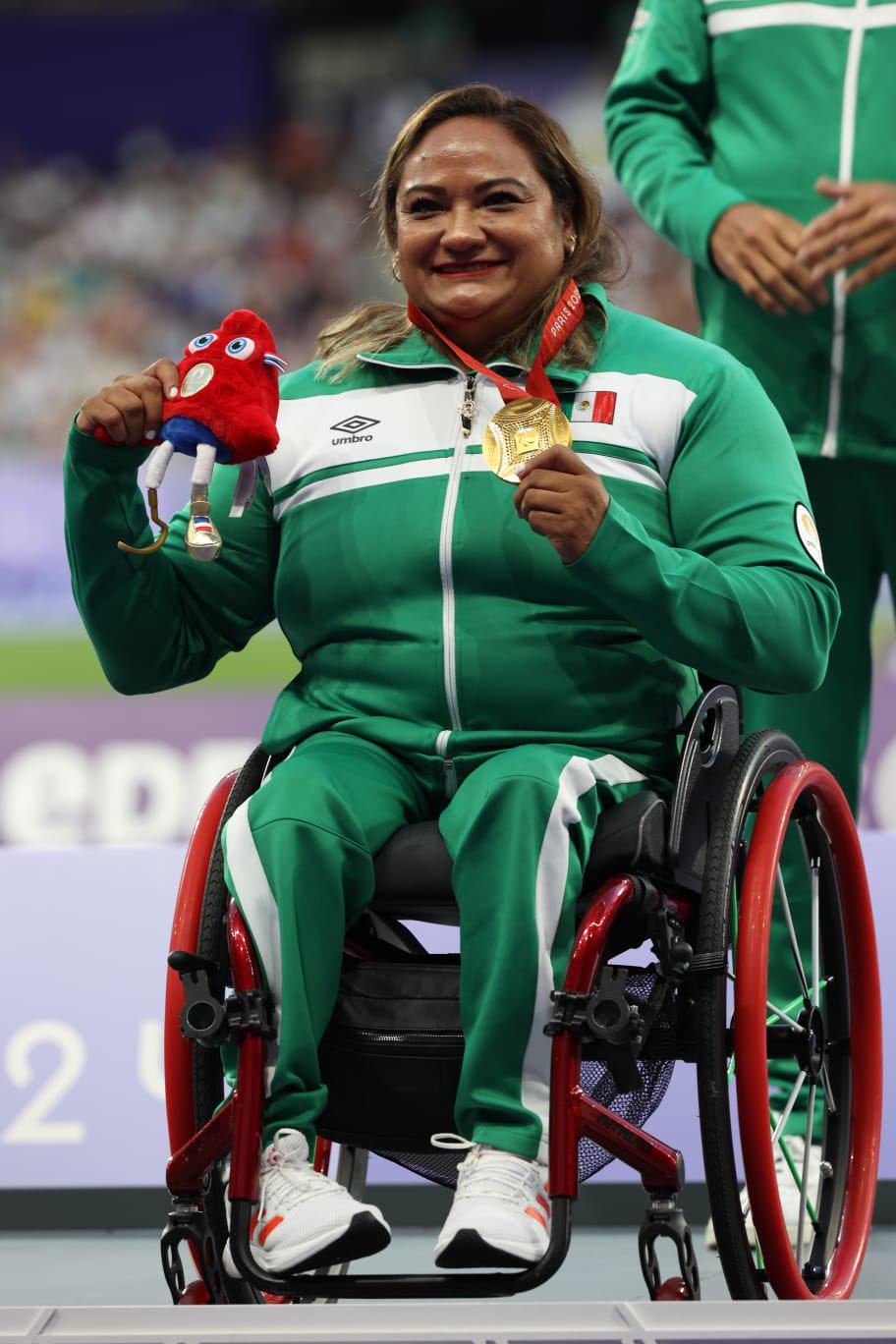 $!Gloria Zarza toca el cielo y gana el primer oro para México en París 2024