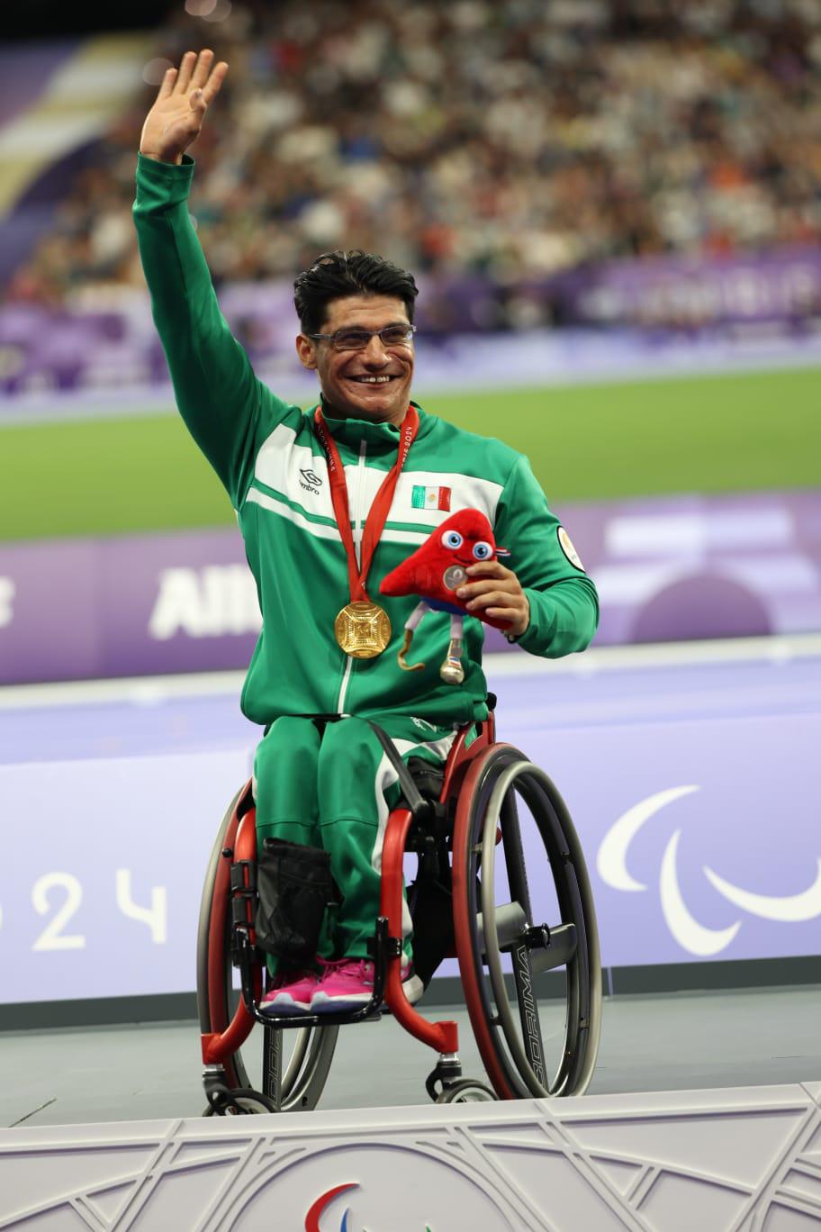 $!Juan Pablo Cervantes conquista el oro en paratletismo; tercera medalla dorada para México en París 2024