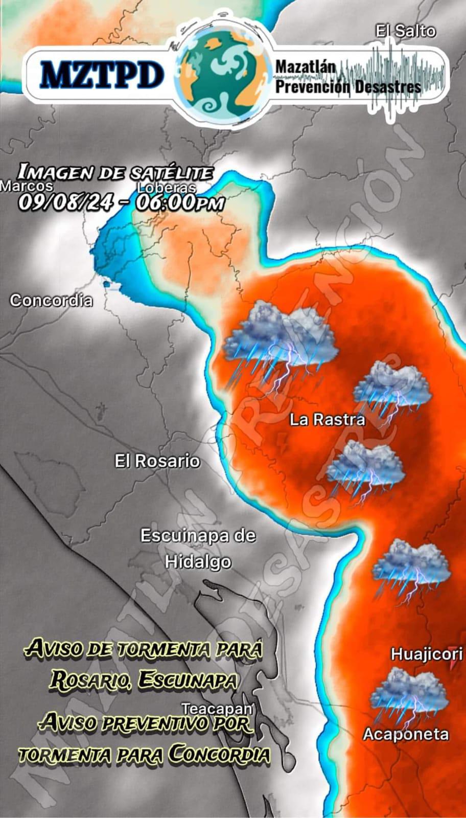 $!Pronostican lluvias en Mazatlán desde la noche de este viernes