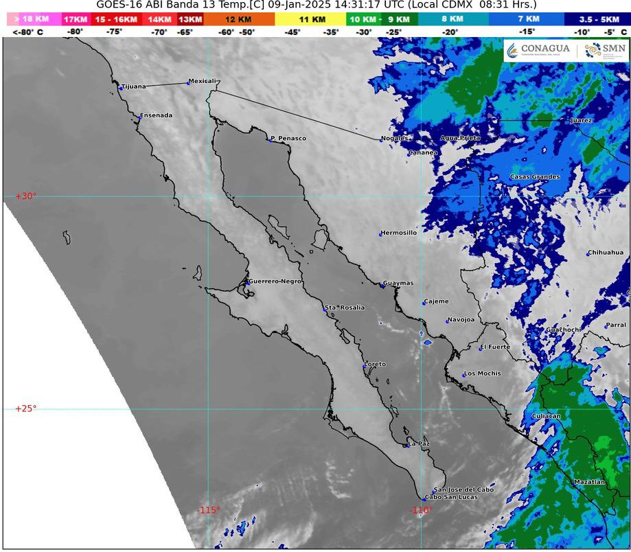 $!Lluvias intensas, las que se esperan este jueves en el sur de Sinaloa