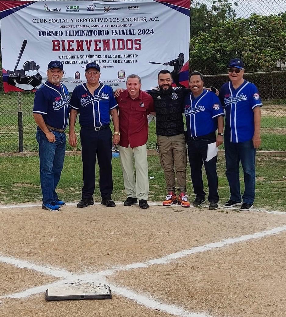 $!Inauguran Torneo Eliminatorio Estatal de Beisbol de 50 Años y Mayores