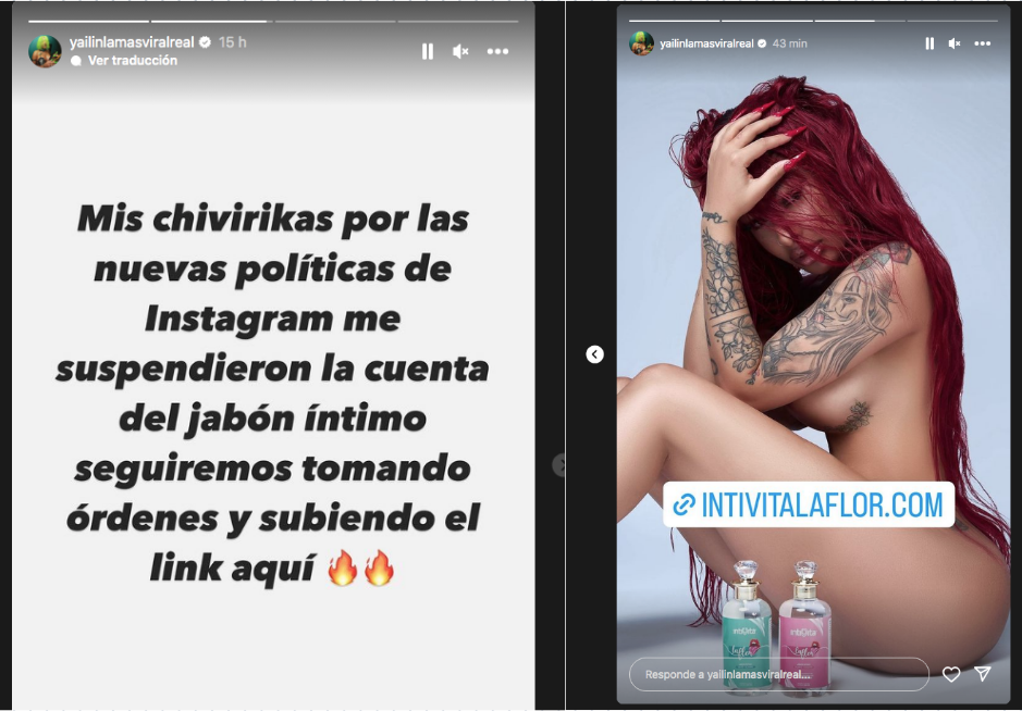 $!Suspende Instagram la cuenta de Yailin ‘La más viral’