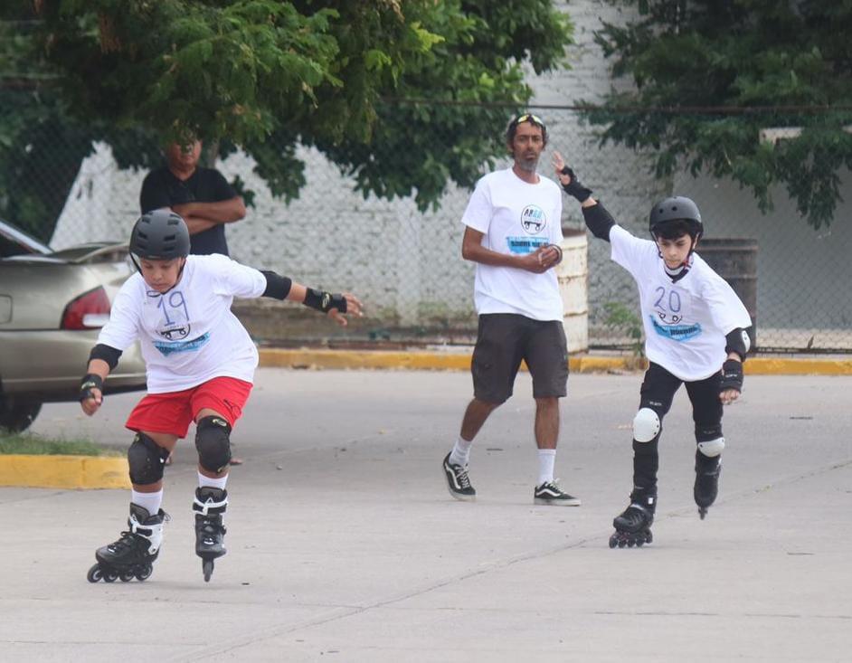 $!Regresan protagonismo al patinaje en línea en Mazatlán