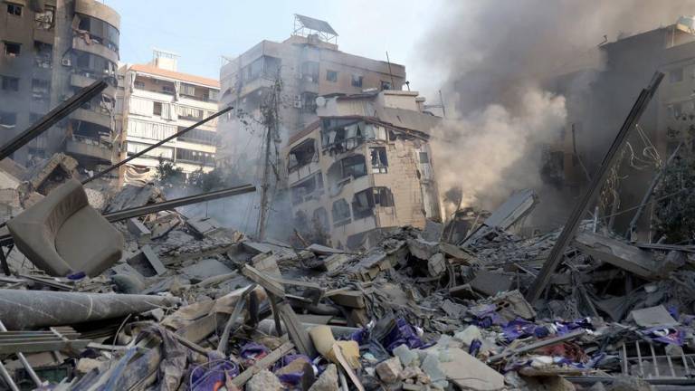 Los suburbios del sur de la capital libanesa, Beirut, han sido blanco de bombardeos israelíes.