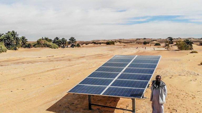 La disponibilidad de energía solar ha permitido a los agricultores del norte de Sudán seguir cultivando.