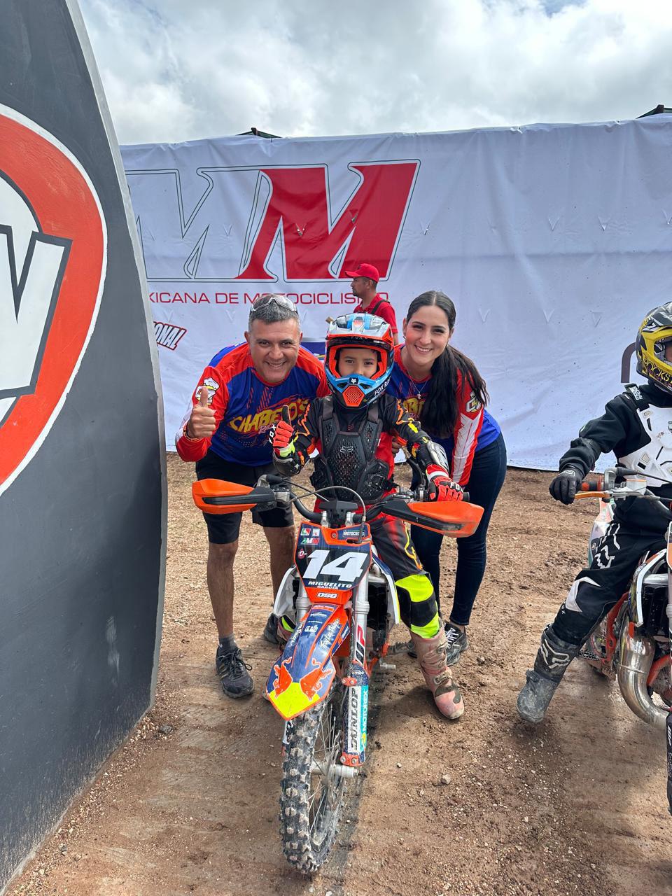 $!Miguel García Jr. continúa el legado familiar, en el motocross