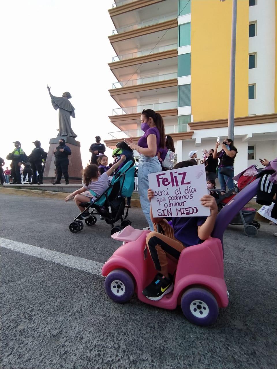 $!Hasta niñas participaron en la protesta