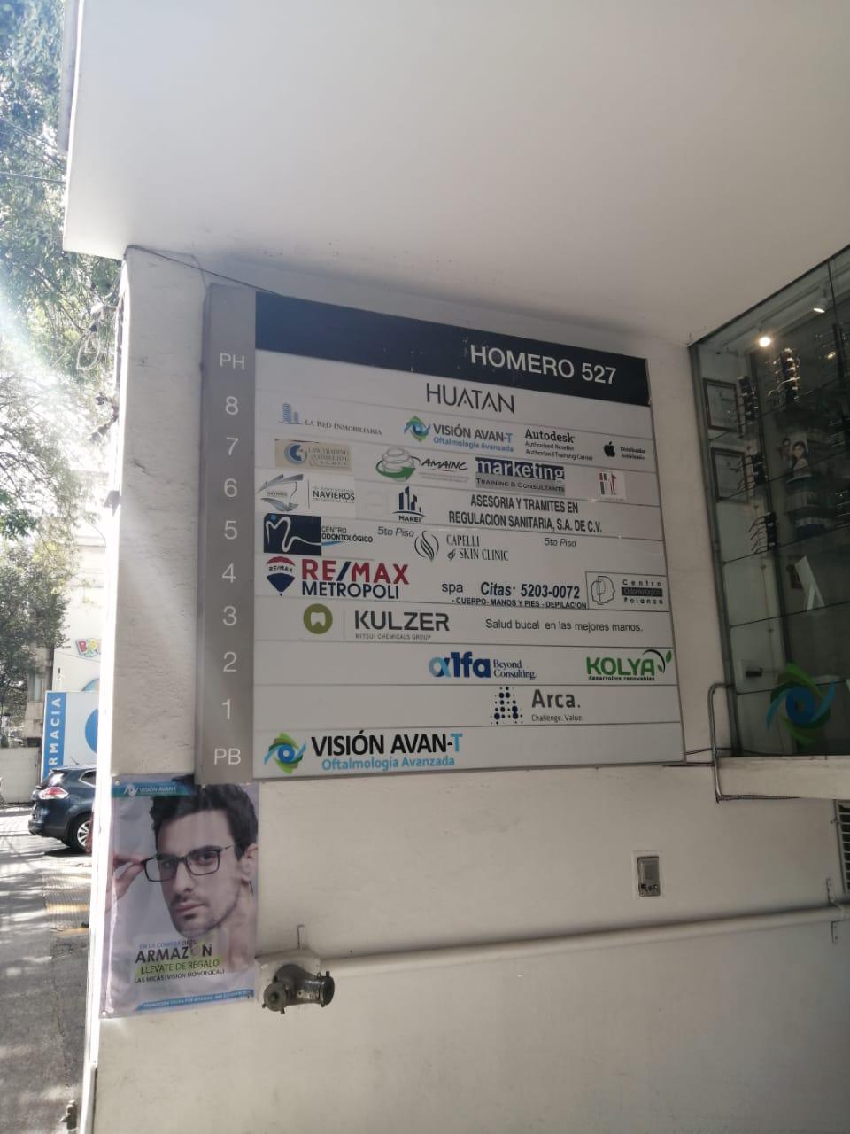 $!Bufete de Consultoría, Asesoramiento y Análisis de Laboratorio SC registró como domicilio fiscal una oficina virtual en Polanco, Ciudad de México.