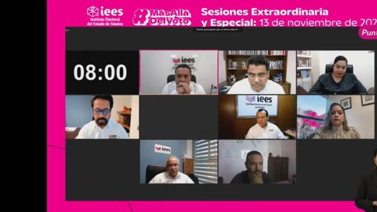 El IEES rechaza organizar la Revocación de Mandato del Gobernador Rubén Rocha Moya.