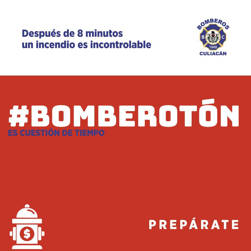 $!Bomberos Culiacán invita a sumarse al ‘Bomberotón 2023’