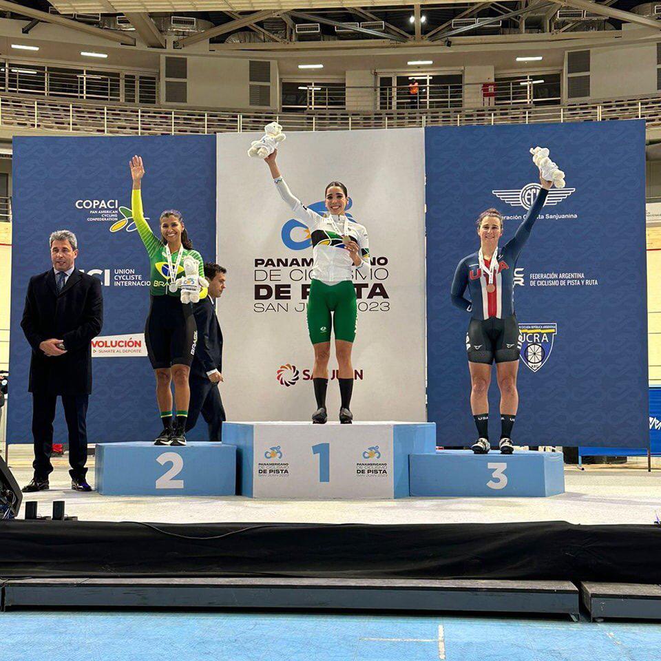 $!Sinaloenses suman plata en Panamericano de Ciclismo de Pista