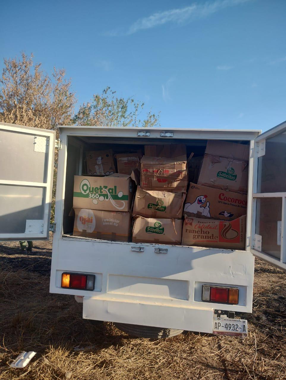 $!Asegura Ejército 68 cajas con metanfetamina en El Salado, Culiacán