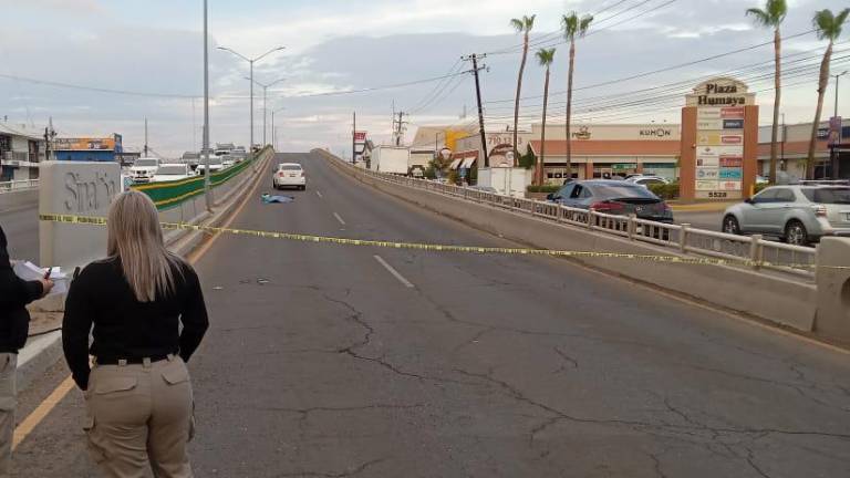 La víctima aparentemente intentó cruzar el puente cuando fue embestido.