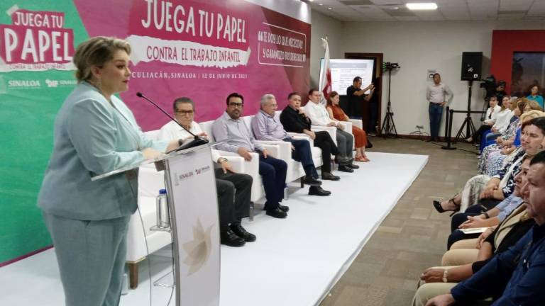 Por medio del programa ‘Juega tu Papel’, el DIF Sinaloa buscará minimizar el trabajo infantil en el estado.