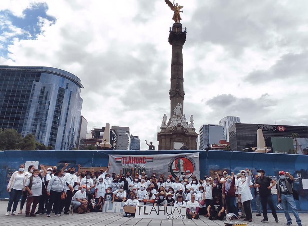 $!Damnificados reunidos el 19s de 2021.